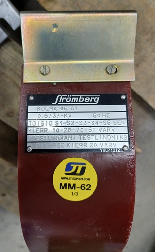[MM-62] Current transformer Strömberg KOLMA06-A1 kierr 10-20-70-50